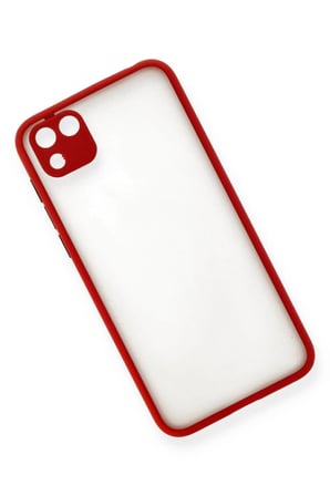 Huawei Y5P Kılıf Montreal Silikon Kapak - Kırmızı