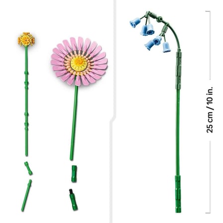 10347 iconic Pembe Çiçek Buketi 373 parça +9 yaş