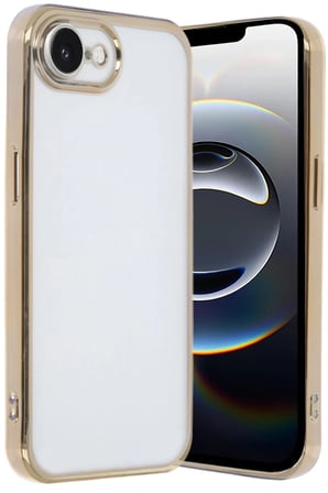 Apple iPhone 16E Kılıf Razer Lensli Silikon - Gold