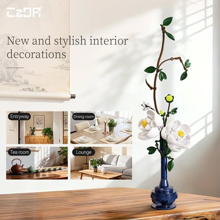 C59033W Cada Saksılı Şakayık Model 324 Parça Block Oyuncak