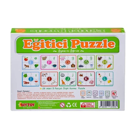 7197 Çark Puzzle Alfabe
