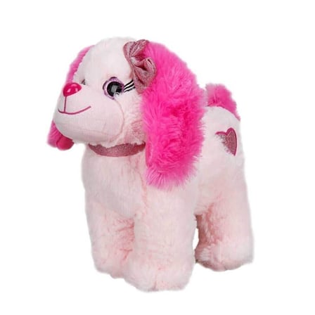 Peluş Köpek Oturan Renkli 25 Cm 1 Adet Fiyatıdır