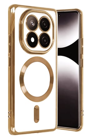 Xiaomi Redmi Note 15 Pro 5G Kross Magneticsafe Kapak - Gold