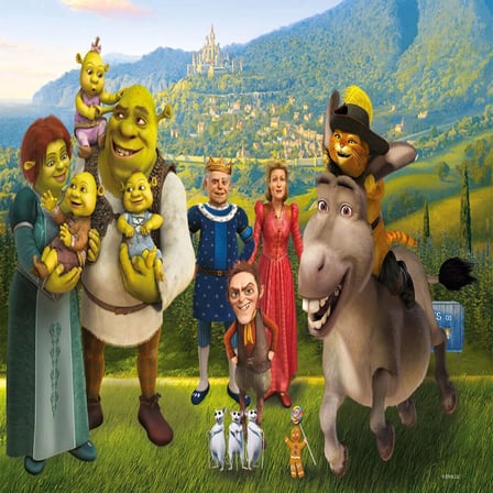 Sh 714 Shrek Puzzle 100 Prç
