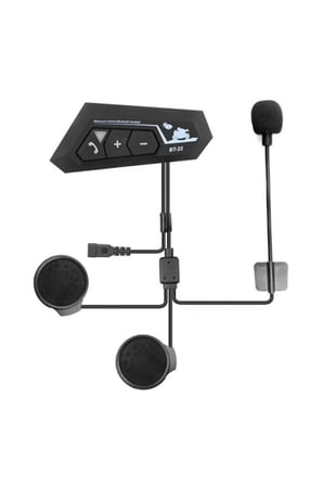 Vothoon BT22 Kask Kulaklık Bluetooth Motosiklet Kulaklık 5.0 Bluetooth Interkom Motorsiklet Kulaklık