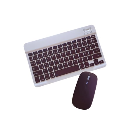 KYB71 Kablosuz Türkçe Q Klavye Mouse Set - Bordo