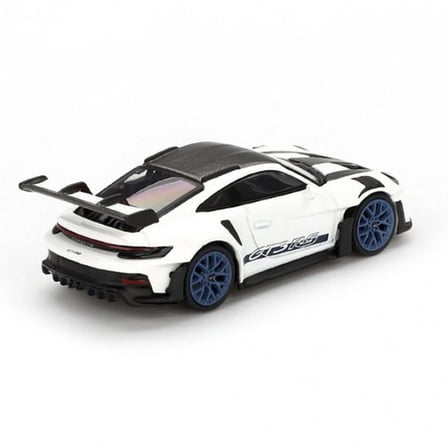 1/64 Porsche 911 (992) GT3 RS Weissach Package White with Indigo Blue