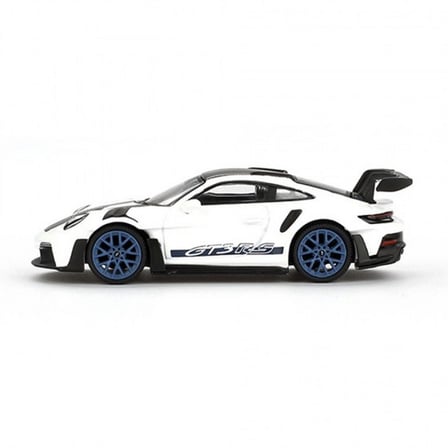 1/64 Porsche 911 (992) GT3 RS Weissach Package White with Indigo Blue
