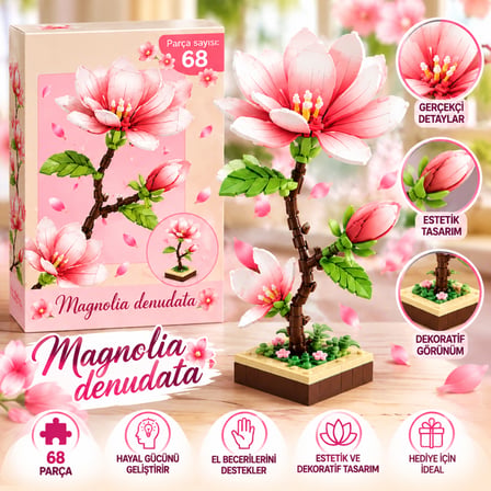 P655075 Manolya 68 Parça Block Oyuncak