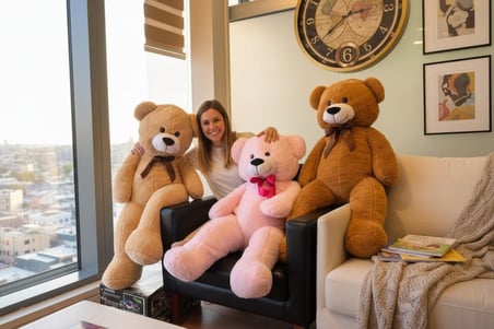 62723 Peluş 100CM Uzun Ayı