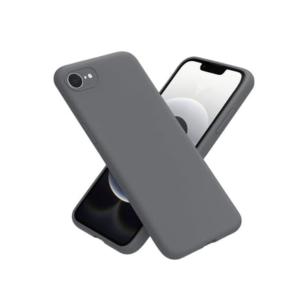 Apple iPhone 16E Kılıf First Silikon - Gri