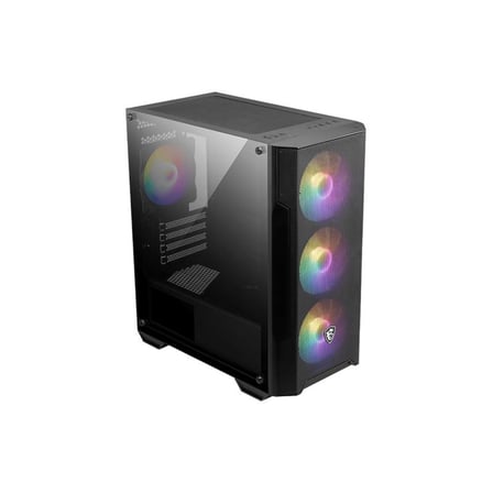 Mag Forge M100A Akrilik Yan Panel 3X120Mm 1X120Mm Argb Fan Psu Yok Matx Gaming Kasa
