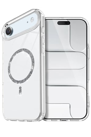 Apple iPhone 17 Air Live Diamond Magsafe Kapak - Şeffaf