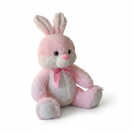 62884 PELUŞ 40CM RENKLİ PARLAK TAVŞANLAR PELUŞ OYUNCAK (adet fiyatıdır)