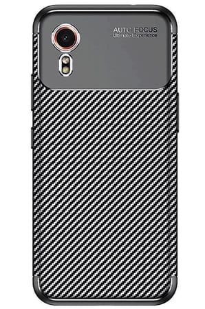 Samsung Galaxy XCover 7 Kılıf Auto Focus Karbon Kapak - Siyah