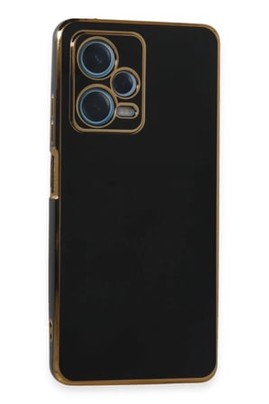 Xiaomi Redmi Note 12 Pro Plus Kılıf Volet Silikon - Siyah