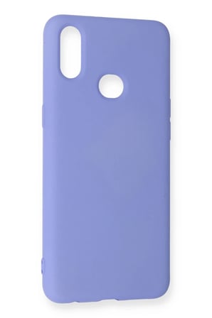 Samsung Galaxy A10S Kılıf Nano içi Kadife Silikon - Lila