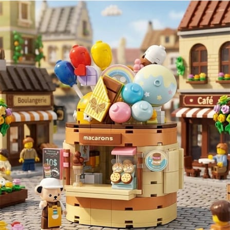 P881201 Teddy Bear Koleksiyonu Dondurma Dünyası 354 Parça Block Oyuncak