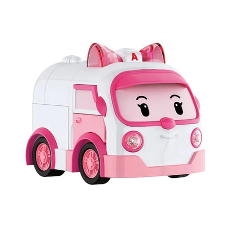 Polı MRT-687 Robocar Poli Büyük Transforming Robot Amber Sesli Ve Işıklı