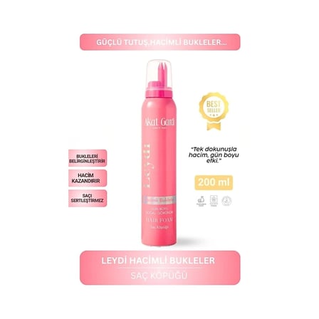 Pembe Saç Köpüğü 200 ml