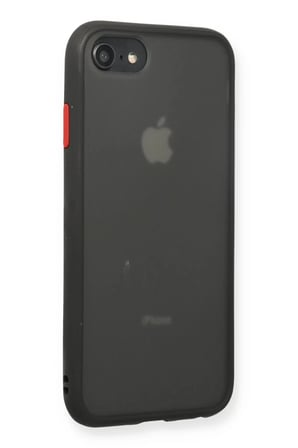 Apple iPhone 7 Kılıf Montreal Silikon Kapak - Siyah