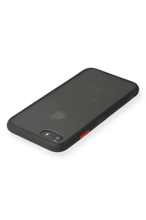 Apple iPhone 7 Kılıf Montreal Silikon Kapak - Siyah