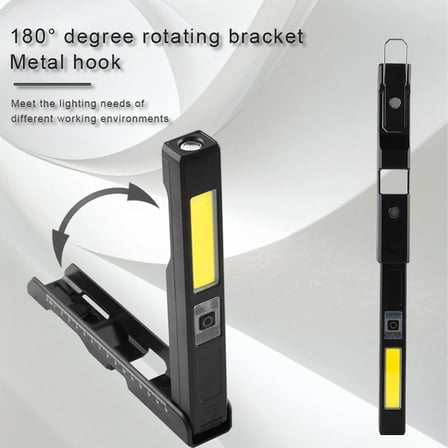 GS-2070 30W Şarjlı Mıknatıslı Katlanabilir LED Çalışma Tamirci Feneri