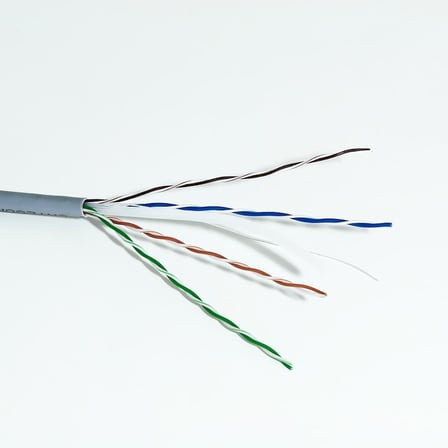 FNW-CAT622 305MT 0.50MM 24AWG CAT6 Utp Kablo Gri