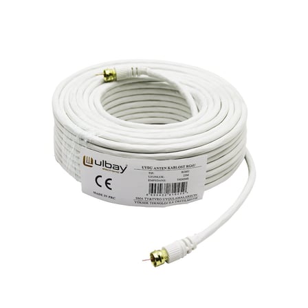 25 Metre RG6U Uydu Anten Kablosu