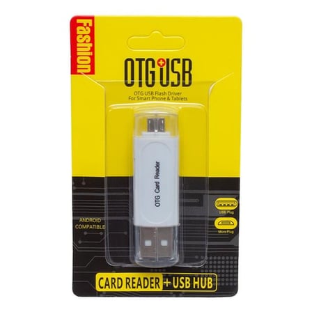 USB To Micro USB + Kart Okuyucu Otg Çevirici
