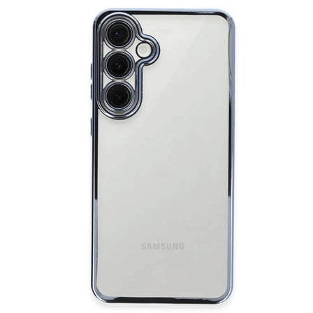 Samsung Galaxy S24 FE Kılıf Razer Lensli Silikon - Lacivert
