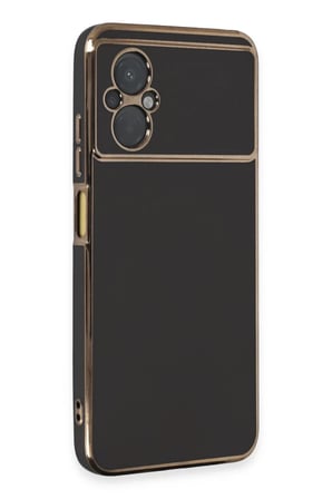 Xiaomi Poco M5 Kılıf Volet Silikon - Siyah