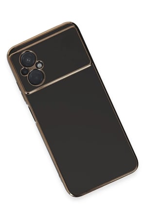 Xiaomi Poco M5 Kılıf Volet Silikon - Siyah