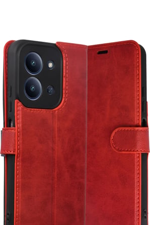 Xiaomi Redmi 15C 4G Trend S Plus Kapaklı Kılıf - Kırmızı