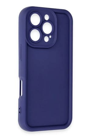 Apple iPhone 16 Pro Kılıf Viera Silikon - Lacivert
