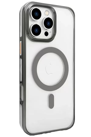 Joko Apple iPhone 16 Pro Max Gleam PC Sert Magsafe Kılıf - Titan Gri