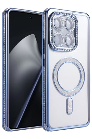Xiaomi Mi 15T Pro Joke Simli Magneticsafe Kılıf - Mavi