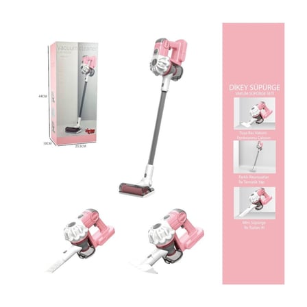LS8807C -Dikey Elektrik Süpürgesi Pembe 3 in1 Kapalı Kutu