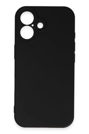 Apple iPhone 16 Kılıf First Silikon - Siyah