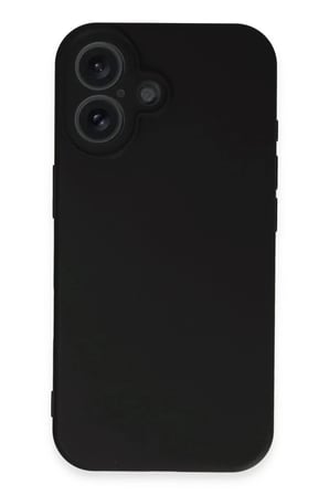 Apple iPhone 16 Kılıf First Silikon - Siyah