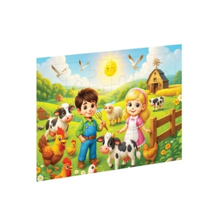 CAAHS-33500-33507 Ca Games Ahşap Puzzle Ass