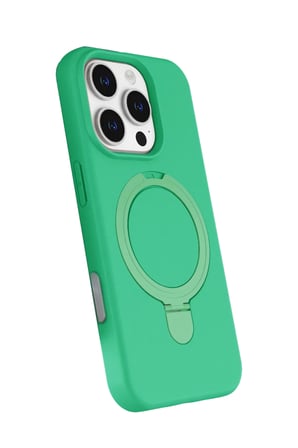 Apple iPhone 16 Pro Regal Magsafe Standlı Kapak - Yeşil