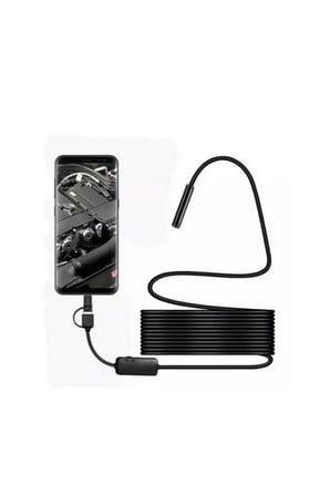 Vothoon Endoskop Yılan Video Kamera Led’li 5 Metre 7 Mm Sert Kablo Yüksek Kaliteli Stereo