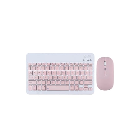 KYB71 Kablosuz Türkçe Q Klavye Mouse Set - Pembe