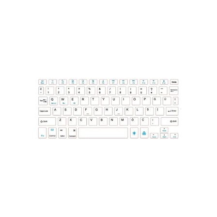 KYB71 Kablosuz Türkçe Q Klavye Mouse Set - Pembe