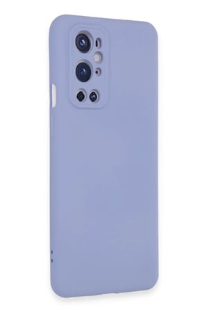 One Plus 9 Pro Kılıf Nano içi Kadife Silikon - Lila
