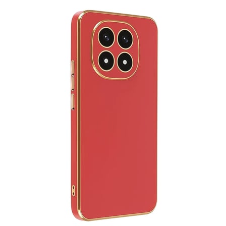 Xiaomi Redmi Note 14 Pro 4G Kılıf Volet Silikon - Kırmızı