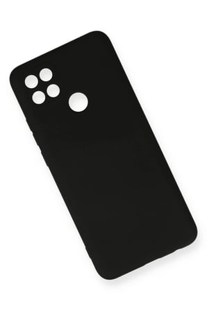 Oppo A15 Kılıf Nano içi Kadife Silikon - Siyah