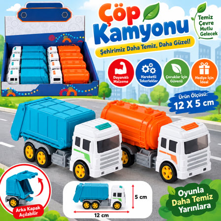 BHX699-4 SÜRT ÇÖP KAMYONU VE TANKER (adet fiyatıdır)