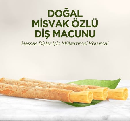 Doğal Diş Macunu 90 Gr Misvak Özlü